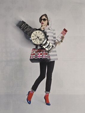 Tory Burch Silver Collins TBW1252 Watch